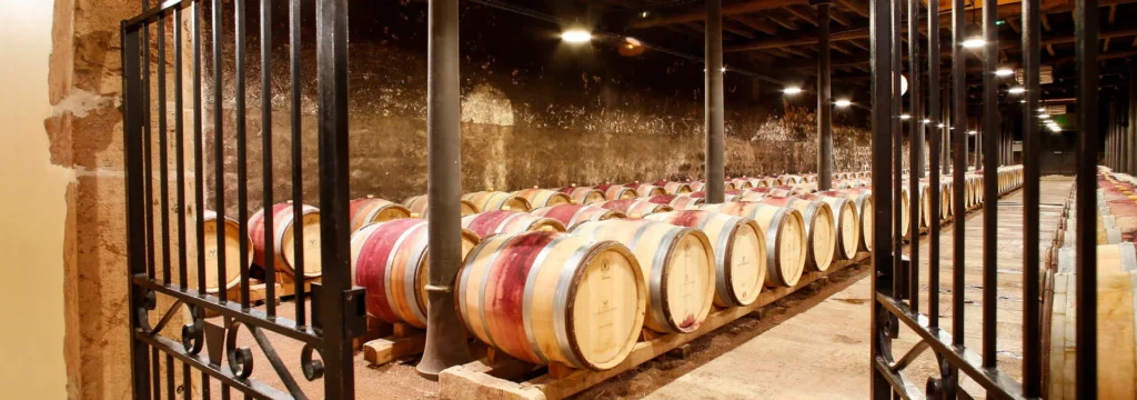 interieur des caves maison duboeuf beaujolais 2024