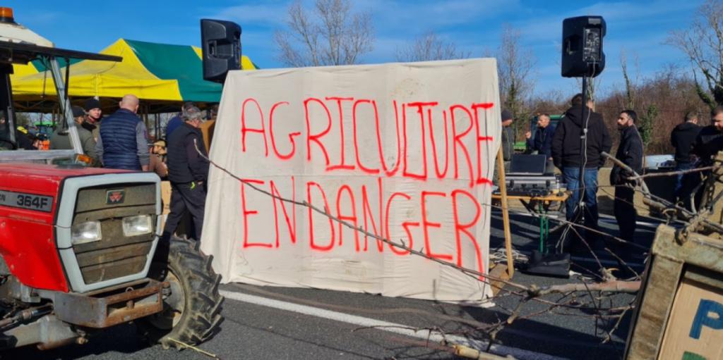 agriculteur en colere rhone alpes et lyon