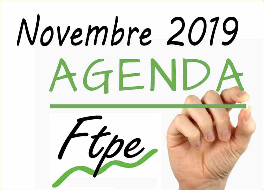 Agenda FTPE Auvergne Rhône-Alpes Nov. 2019 : les RDV de la Très Petite Entreprise