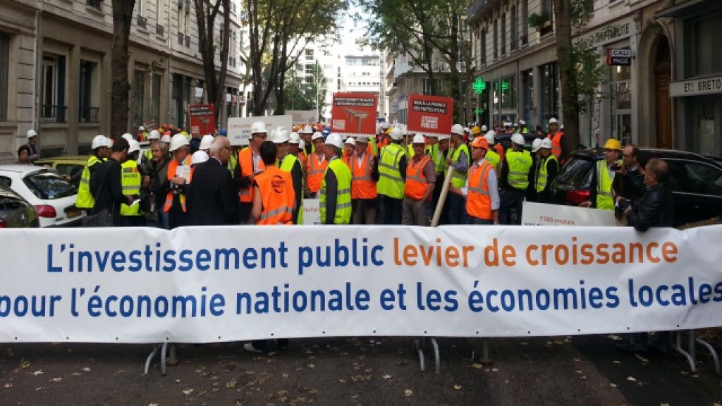 Le secteur des Travaux Publics rhônalpins craint la suppression de 10 000 emplois cette année