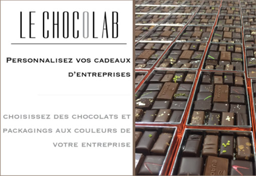 Ballotin de chocolat personnalisé - Le Chocolab