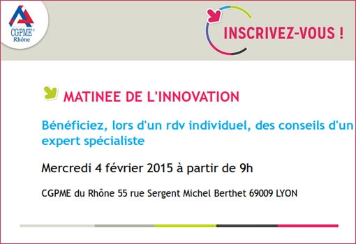 Vérifiez votre éligibilité aux dispositifs fiscaux : MATINEE DE L’INNOVATION CGPME