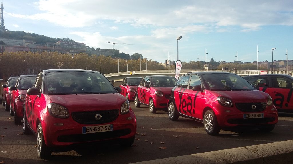 Yea!, le nouveau service d’autopartage lyonnais